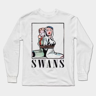 Swans ∆∆ Original Aesthetic Fan Design Long Sleeve T-Shirt